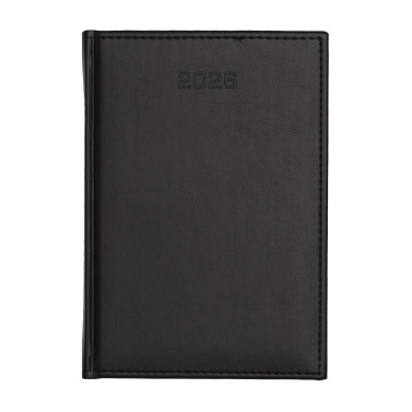 Kalendarz książkowy A4 tygodniowy Nebraska Czarny