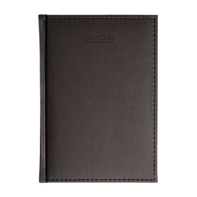 Kalendarz książkowy A4 tygodniowy Porcellana Czarny