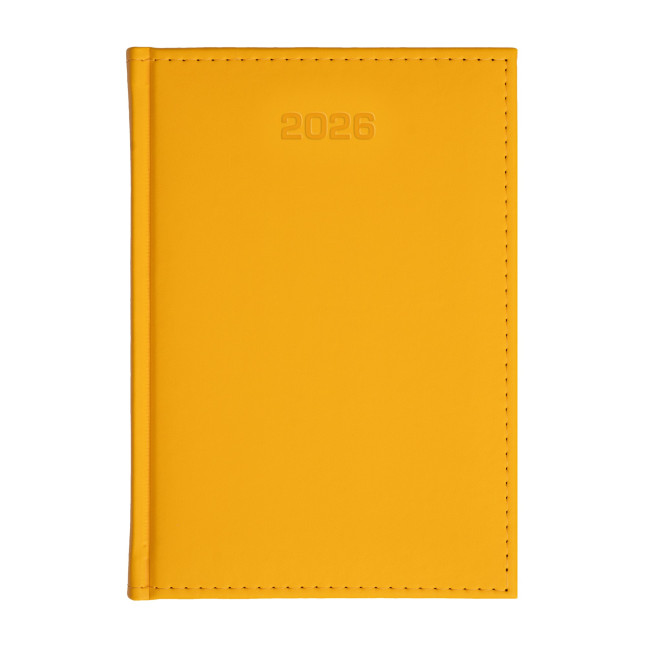 Kalendarz książkowy A4 tygodniowy Porcellana Zółty