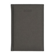Kalendarz książkowy A4 tygodniowy Velour Grafitowy