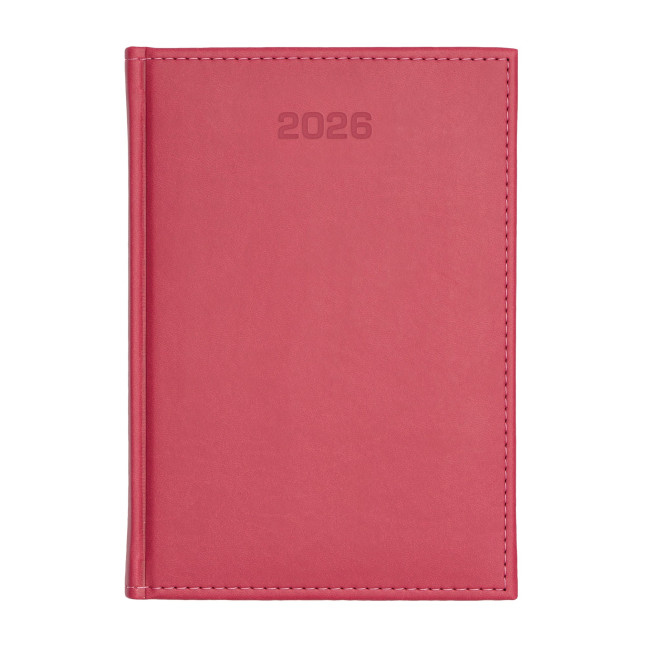Kalendarz książkowy A4 tygodniowy Vivella Różowy
