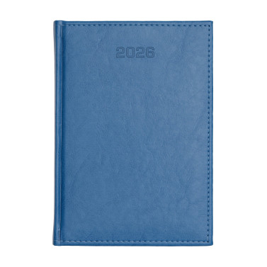 Kalendarz książkowy A5 dzienny 416 stron Nebraska Jasnoniebieski