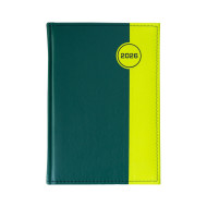 Kalendarz książkowy A5 dzienny Koło zielony + jasnozielony