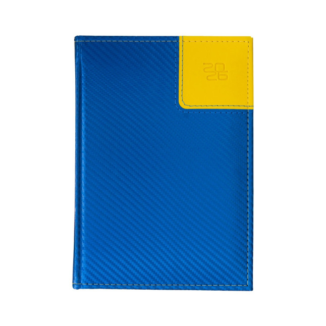 Kalendarz książkowy A5 dzienny Łączony Narożnik Niebieski