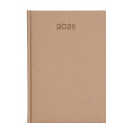 Kalendarz książkowy A5 dzienny Natura ECO Economic Beżowy