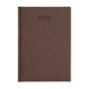 Kalendarz książkowy A5 dzienny Natura ECO Economic Brązowy