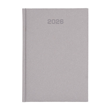 Kalendarz książkowy A5 dzienny Natura ECO Economic Szary