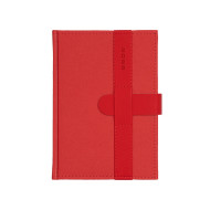 Kalendarz książkowy A5 dzienny PASEK Czerwony