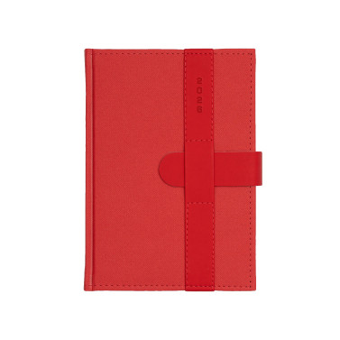 Kalendarz książkowy A5 dzienny PASEK Czerwony