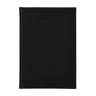 Kalendarz książkowy A5 dzienny Popeline Czarny Kalendarz książkowy A5 dzienny Popeline Czarny