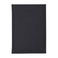 Kalendarz książkowy A5 dzienny Popeline Grafitowy Kalendarz książkowy A5 dzienny Popeline Grafitowy