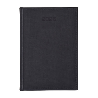 Kalendarz książkowy A5 dzienny Popeline Grafitowy Kalendarz książkowy A5 dzienny Popeline Grafitowy