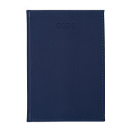 Kalendarz książkowy A5 dzienny Popeline Granatowy Kalendarz książkowy A5 dzienny Popeline Granatowy