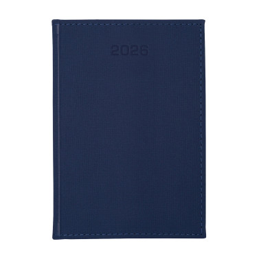 Kalendarz książkowy A5 dzienny Popeline Granatowy Kalendarz książkowy A5 dzienny Popeline Granatowy