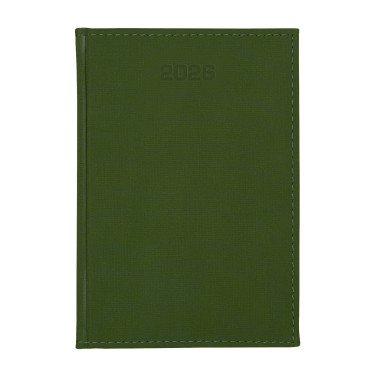 Kalendarz książkowy A5 dzienny Popeline Jasnozielony Kalendarz książkowy A5 dzienny Popeline Jasnozielony