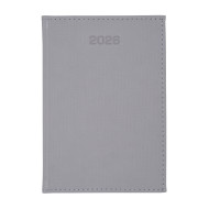 Kalendarz książkowy A5 dzienny Popeline Szary Kalendarz książkowy A5 dzienny Popeline Szary