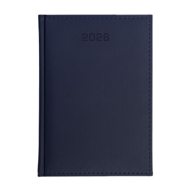 Kalendarz książkowy A5 dzienny Porcellana Granatowy