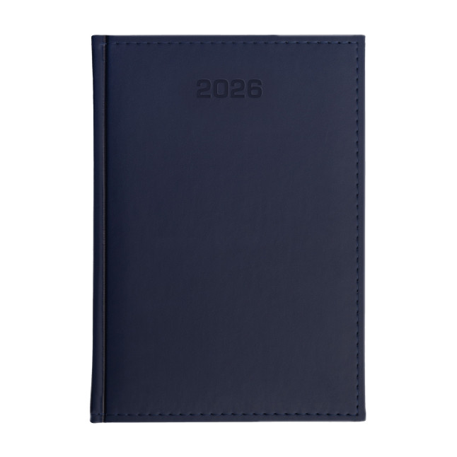 Kalendarz książkowy A5 dzienny Porcellana Granat