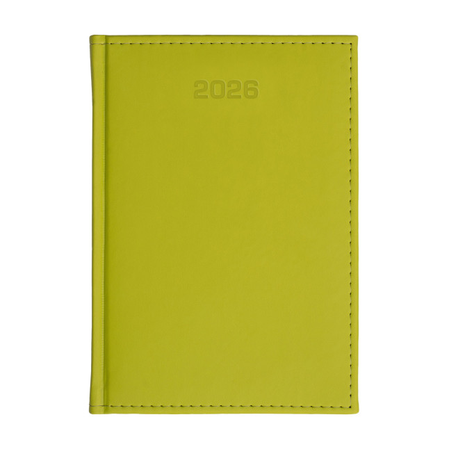 Kalendarz książkowy A5 dzienny Porcellana Oliwkowy