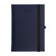 Kalendarz książkowy A5 dzienny Porcellana z gumką Granat