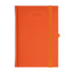 Kalendarz książkowy A5 dzienny Porcellana z gumką Pomarańczowy Kalendarz książkowy A5 dzienny Porcellana z gumką Pomarańczowy