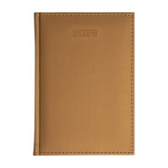 Kalendarz książkowy A5 dzienny Porcellana Złoty