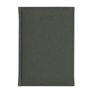Kalendarz książkowy A5 dzienny Velour Ciemnozielony