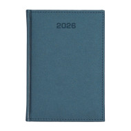 Kalendarz książkowy A5 dzienny Velour Niebieski
