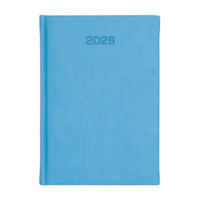 Kalendarz książkowy A5 dzienny Vivella Economic Jasny Niebieski