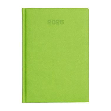 Kalendarz książkowy A5 dzienny Vivella Economic Jasnozielony