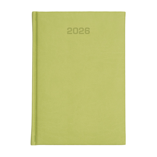 Kalendarz książkowy A5 dzienny Vivella Economic Oliwkowy