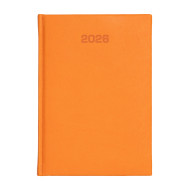Kalendarz książkowy A5 dzienny Vivella Economic Pomarańczowy