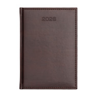 Kalendarz książkowy A5 tygodniowo-notesowy Nebraska Ciemnobrązowy