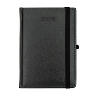 Kalendarz książkowy A5 tygodniowy Nebraska z gumką Ciemnozielony