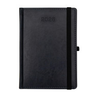 Kalendarz książkowy A5 tygodniowy Nebraska z gumką Granatowy