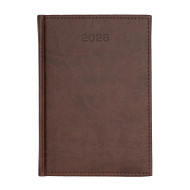 Kalendarz książkowy A5 tygodniowy Vivella Ciemnobrązowy