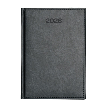 Kalendarz książkowy A5 tygodniowy Vivella Grafitowy
