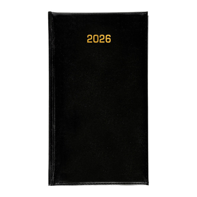 Kalendarz książkowy A6 tygodniowy Baladek Czarny