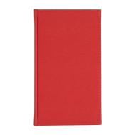 Kalendarz książkowy A6 tygodniowy Denim Czerwony