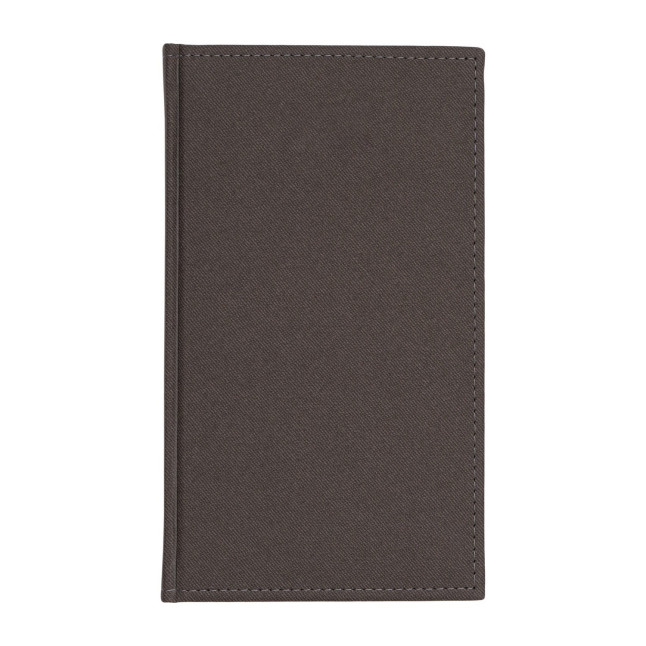 Kalendarz książkowy A6 tygodniowy Denim Grafitowy