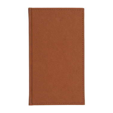 Kalendarz książkowy A6 tygodniowy Denim Jasnobrązowy