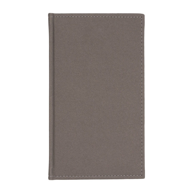 Kalendarz książkowy A6 tygodniowy Denim Popielaty