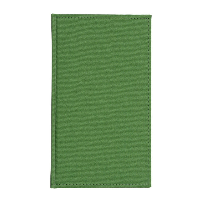 Kalendarz książkowy A6 tygodniowy Denim Zielony