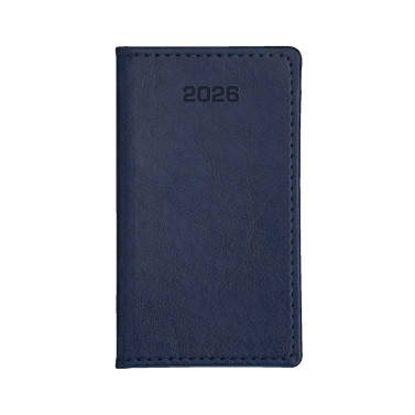 Kalendarz książkowy A6 tygodniowy Nebraska Exclusive Niebieski