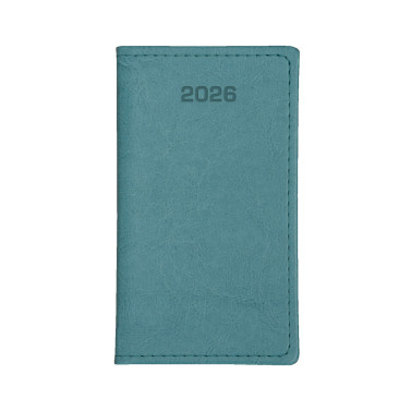 Kalendarz książkowy A6 tygodniowy Nebraska Exclusive Turkusowy