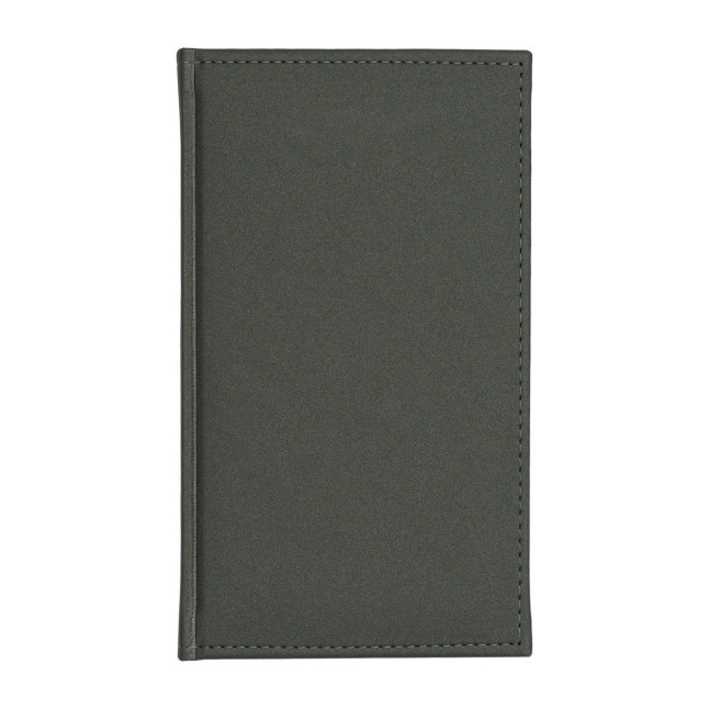 Kalendarz książkowy A6 tygodniowy Velour Ciemna Zieleń