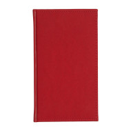 Kalendarz książkowy A6 tygodniowy Velour Czerwony