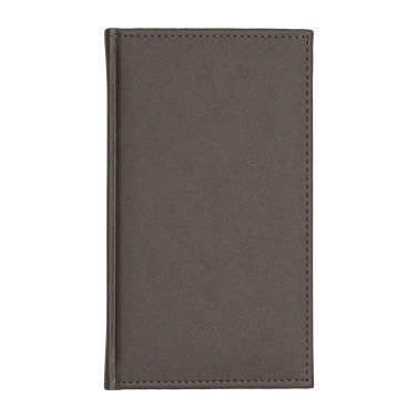 Kalendarz książkowy A6 tygodniowy Velour Grafitowy