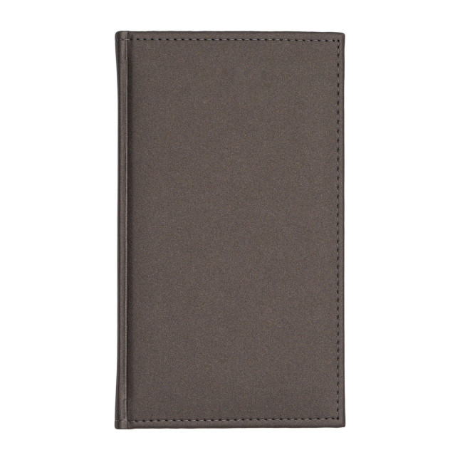 Kalendarz książkowy A6 tygodniowy Velour Grafit