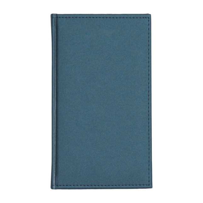 Kalendarz książkowy A6 tygodniowy Velour Niebieski